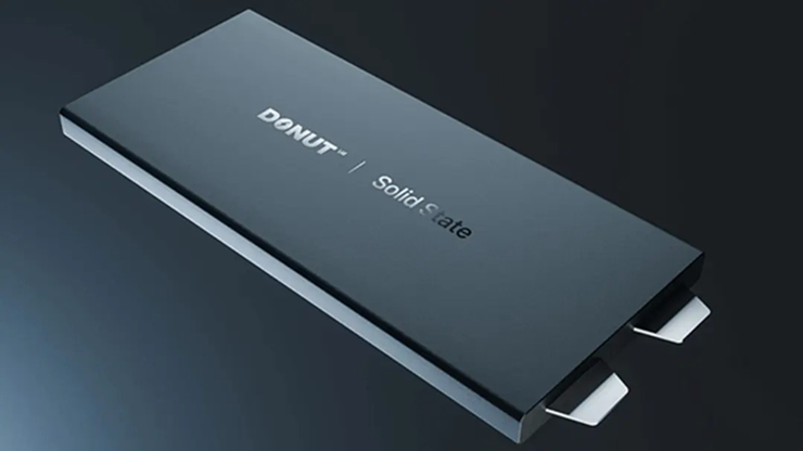 Minh họa pin thể rắn của Donut Lab.