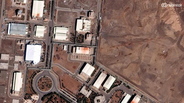 Ảnh vệ tinh cơ sở hạt nhân Natanz (Iran), ngày 1/3. (Nguồn: Getty Images)