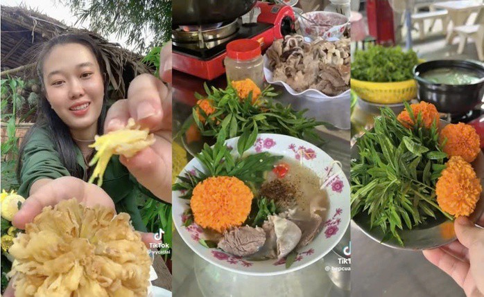 Trend "Ăn hoa như ăn rau" đang thịnh hành
