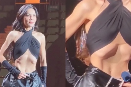 Màn hóp bụng gây tranh cãi của Ella nhóm S.H.E lên hot search