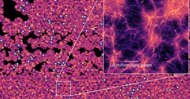 "Cấu trúc ma" của vũ trụ hiện ra từ thế giới 11 tỉ năm trước