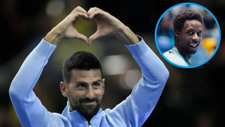 Ngoài tài năng trên sân, Djokovic còn đặc biệt đánh giá cao nhân cách của Monfils
