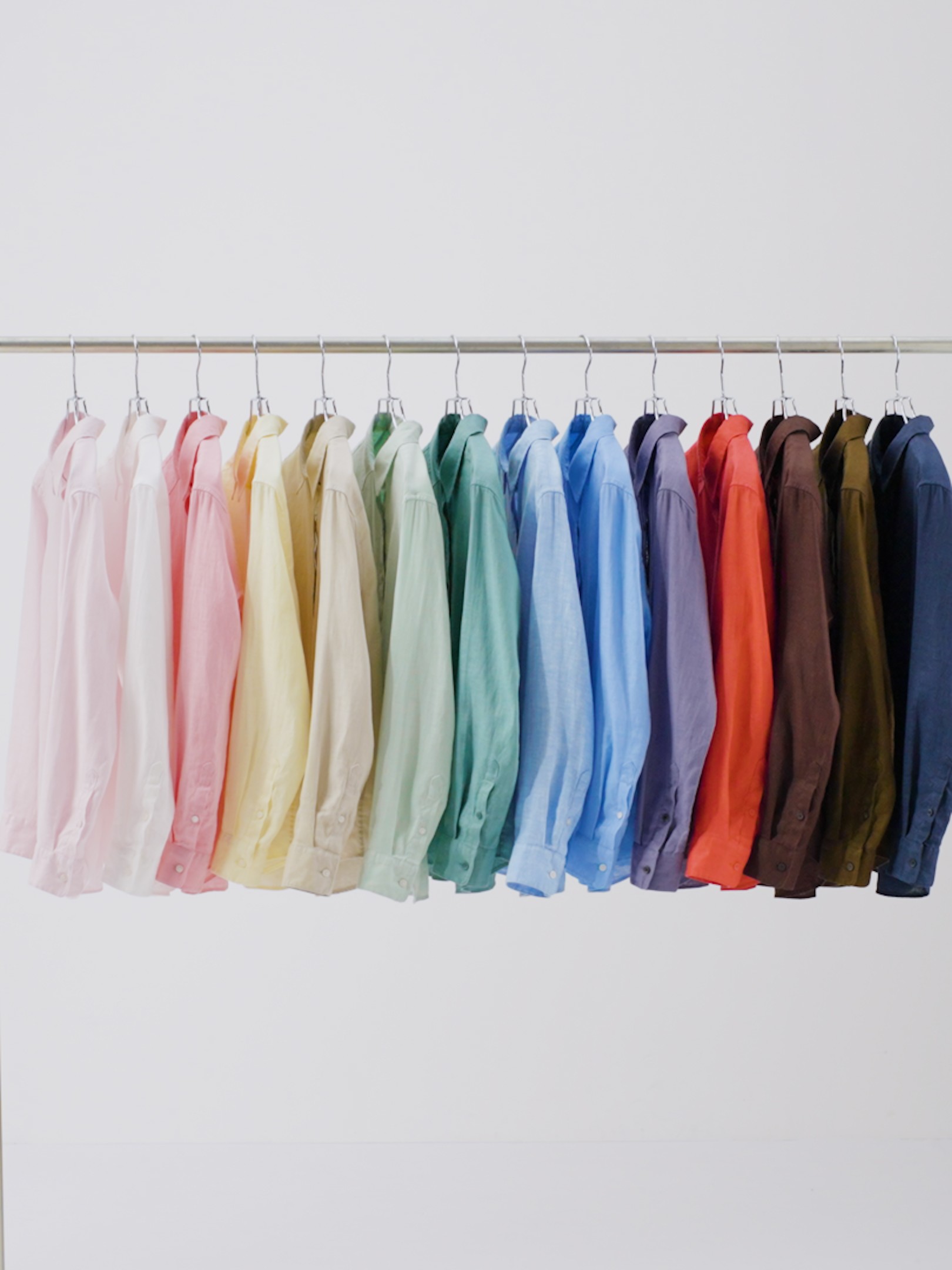 Dòng sản phẩm Áo Sơ Mi Vải Linen Cao Cấp cập nhật bảng màu mới