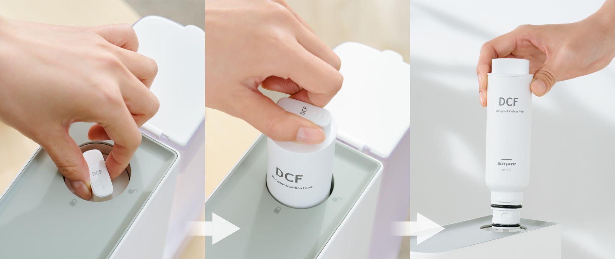 Bộ lọc DCF 4 lớp dễ dàng lắp đặt