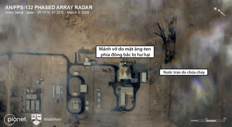 Các hình ảnh vệ tinh được công bố gần đây cho thấy dấu vết rõ ràng của một cuộc tấn công nhằm vào căn cứ không quân Muwaffaq Salti tại Jordan, nơi Mỹ triển khai hệ thống phòng thủ tên lửa tầm cao giai đoạn cuối THAAD.