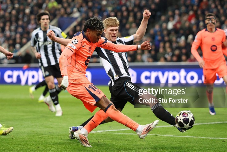Video bóng đá Newcastle - Barcelona: Thoát hiểm phút bù giờ, người hùng Yamal (Cúp C1)