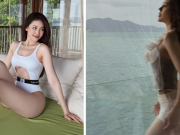 Bùi Quỳnh Hoa khoe vòng eo cuốn hút trong bộ đồ bơi cut-out táo bạo