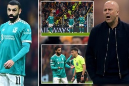 Salah hóa cầu thủ nhỏ ở đại chiến, Liverpool "0 điểm" trong trận thứ 100 của Slot