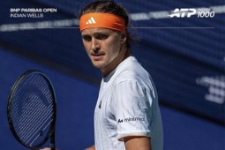 Video tennis Tiafoe - Zverev: Vỡ òa cột mốc 100 chiến thắng (Indian Wells)