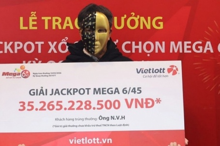 Người đàn ông mua Vietlott theo ngày sinh cháu nội trúng 35 tỷ đồng