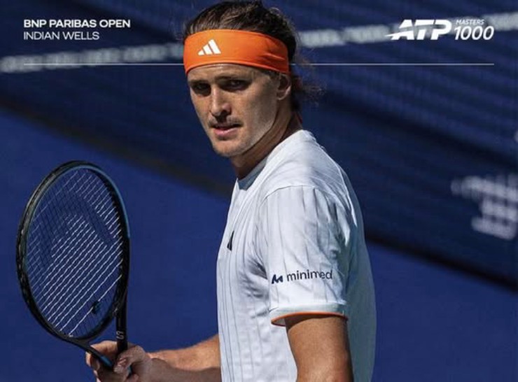 Zverev ghi danh vào tứ kết Indian Wells