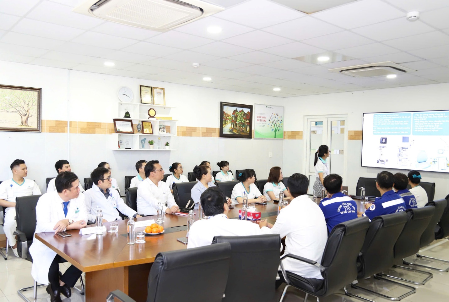 Trạm Cấp cứu Vệ tinh 115 đánh dấu bước tiến trong việc tăng cường năng lực cấp cứu ngoại viện, góp phần bảo vệ sức khỏe và tính mạng người dân. Ảnh: HM