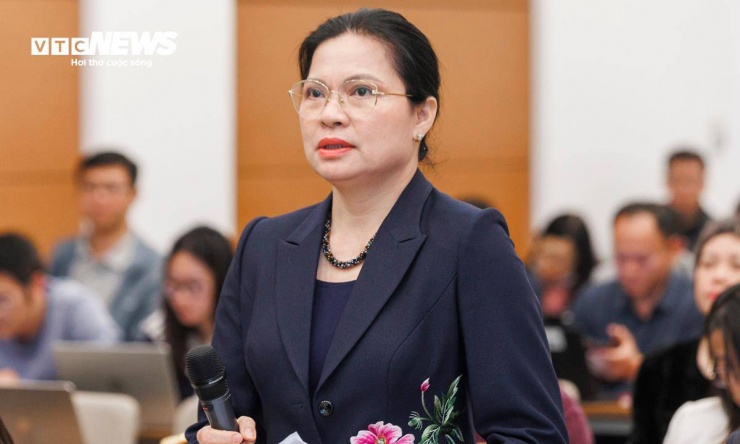 Phó Chủ tịch - Tổng Thư ký Ủy ban Trung ương MTTQ Việt Nam Hà Thị Nga. (Ảnh: Minh Quang)