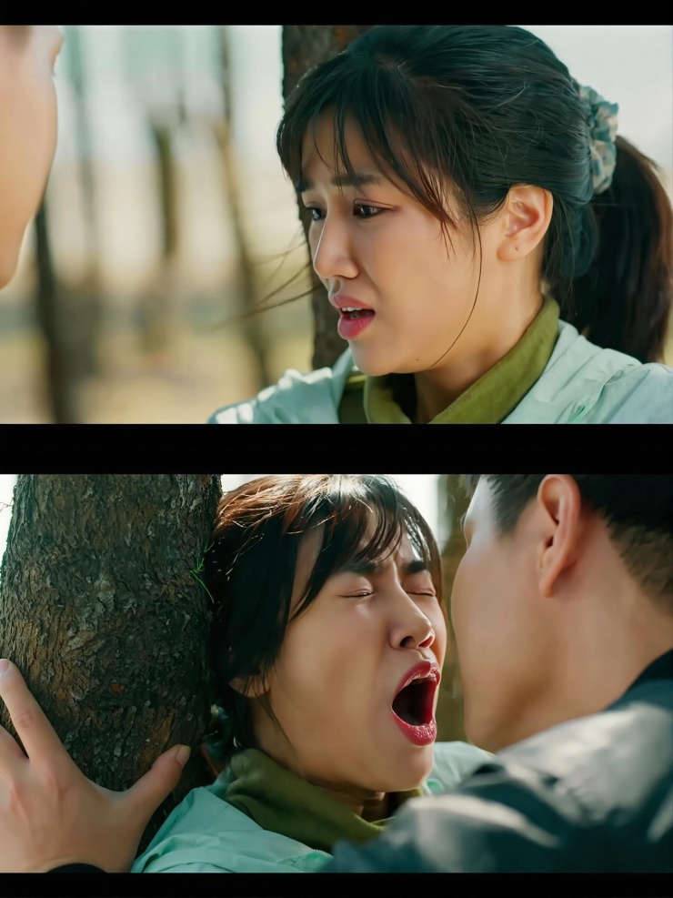 Anh Đào đặt tên cho đoạn này là "Nụ hôn gần chớt".&nbsp;