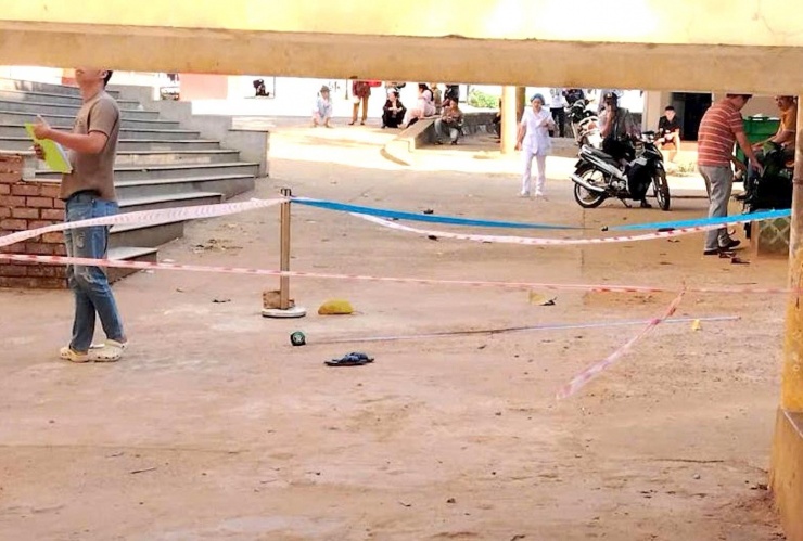 Hiện trường vụ việc.