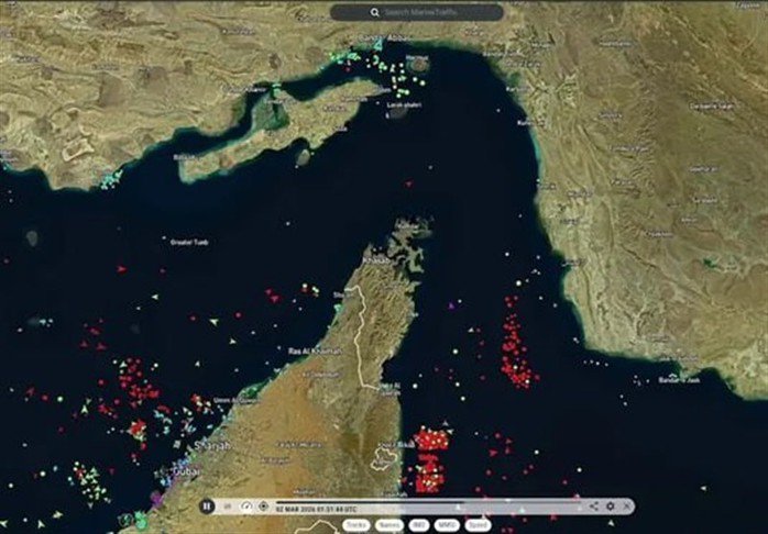 Eo biển Hormuz - Ảnh: TASNIM