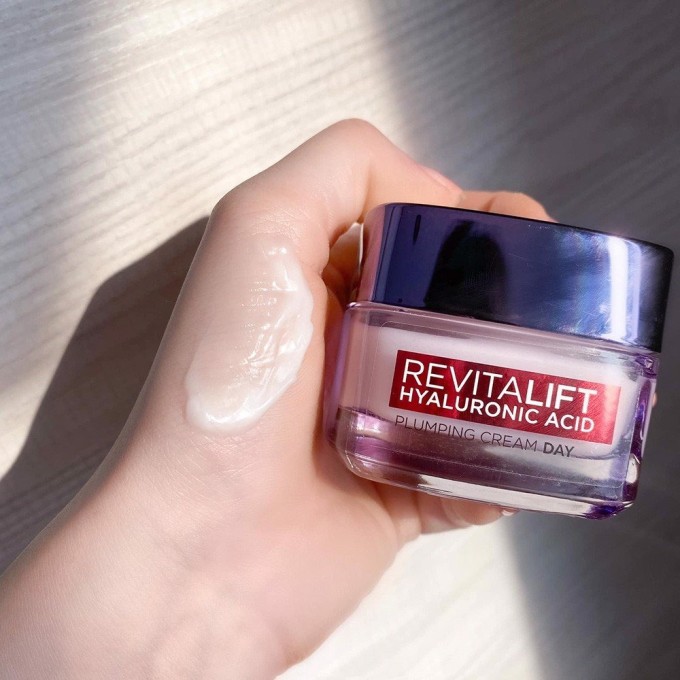 L'Oréal Paris Revitalift Hyaluronic Acid Anti-Aging Cream.
