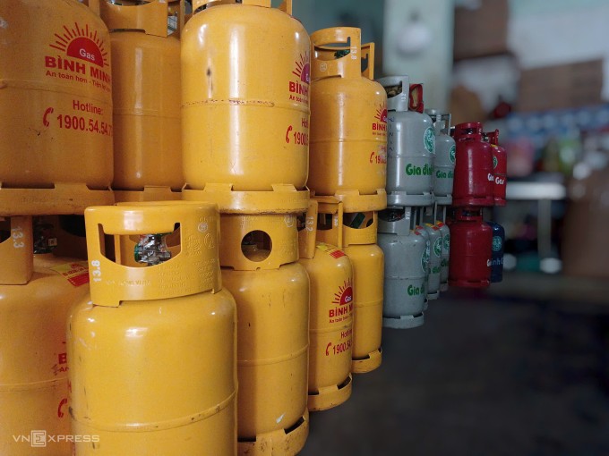 Một cửa hàng GAS ở phường An Hội Đông, TP HCM. Ảnh: Thi Hà