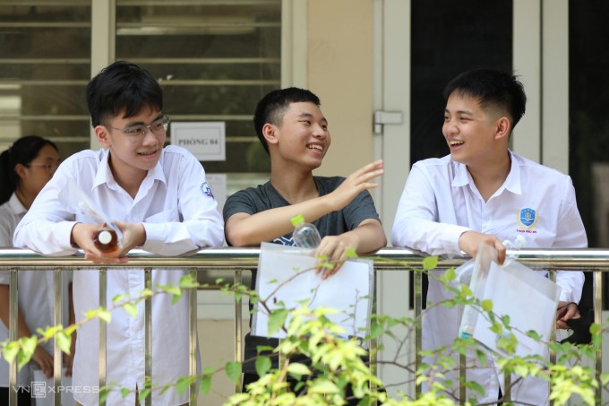 Học sinh thi lớp 10 ở Hà Nội năm 2025. Ảnh: Tùng Đinh