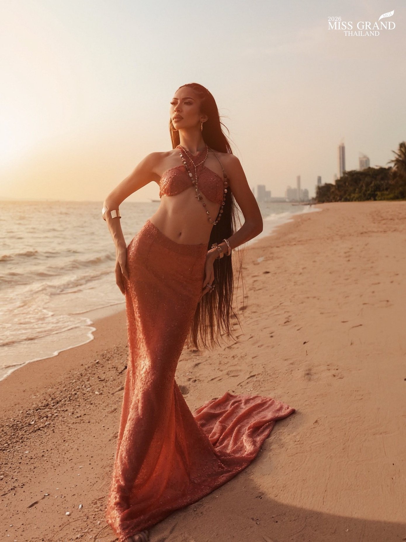 Thí sinh Hoa hậu Hòa bình Thái Lan khoe hình thể - 3