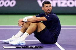 Djokovic cay đắng ở Indian Wells, cố thắng 1 điểm nhưng thua cả trận