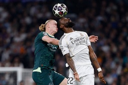 Haaland không cựa quậy nổi trước Real Madrid, thống kê gây choáng váng