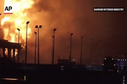 Kho nhiên liệu ở Bahrain như thành 'hoả ngục' sau đòn tập kích của Iran