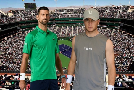 Trực tiếp tennis Djokovic - Draper: Khởi đầu ngang ngửa (Indian Wells)