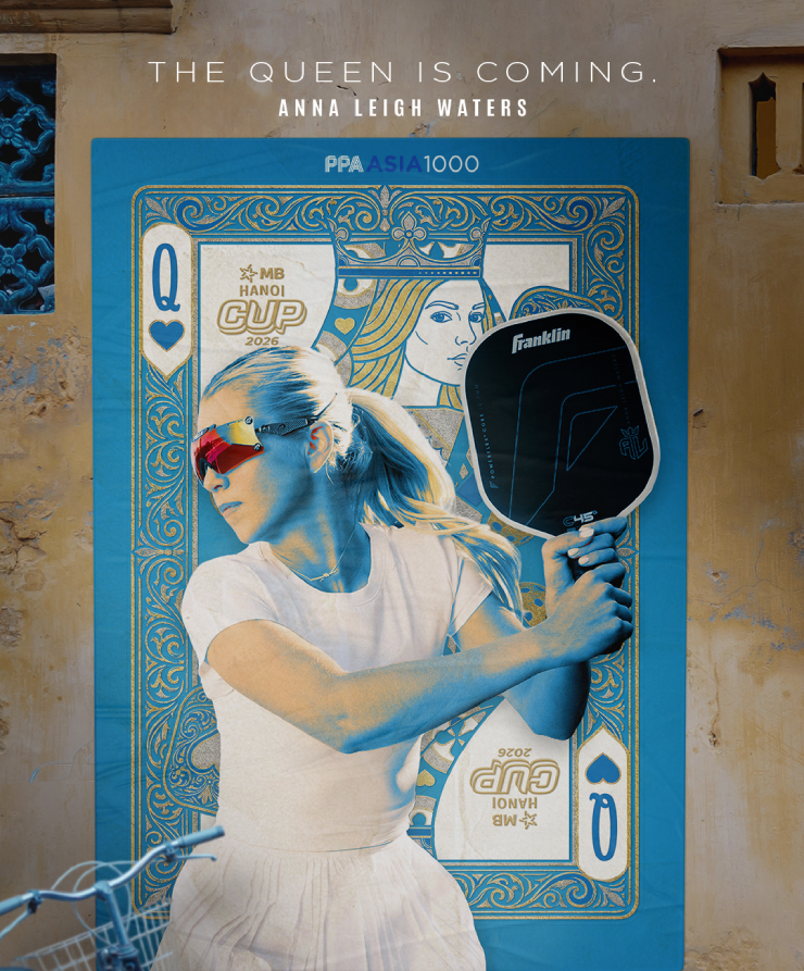 Poster xác nhận Anna sẽ tới Hà Nội thi đấu