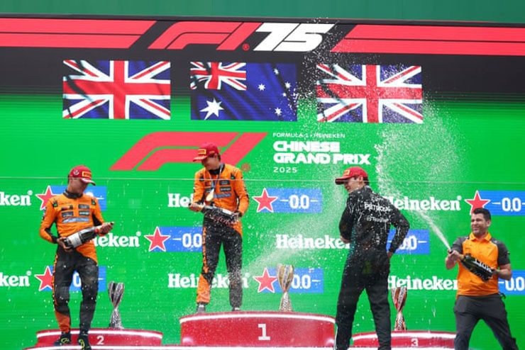 McLaren có chiến thắng 1-2 trong cuộc đua năm ngoái