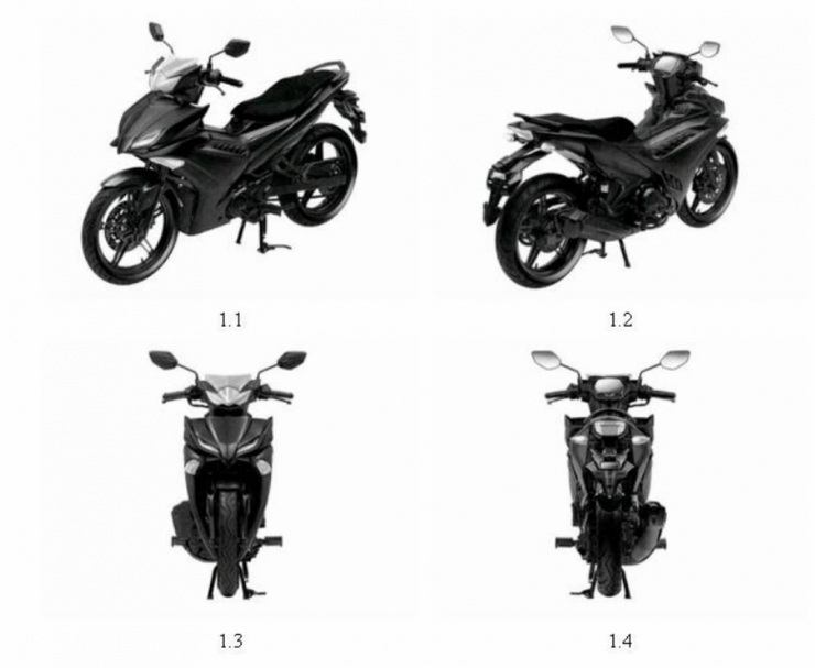 Hình ảnh Exciter 2026 từ dữ liệu của Cục Sở hữu trí tuệ. Ảnhchụp màn hình.