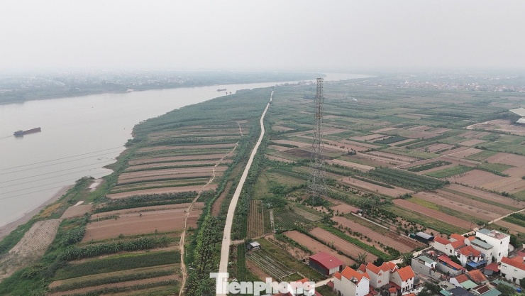 Ghi nhận hiện trạng tại khu vực quy hoạch sân golf, gần như toàn bộ đều là đất nông nghiệp, hiện đang trồng hoa màu.