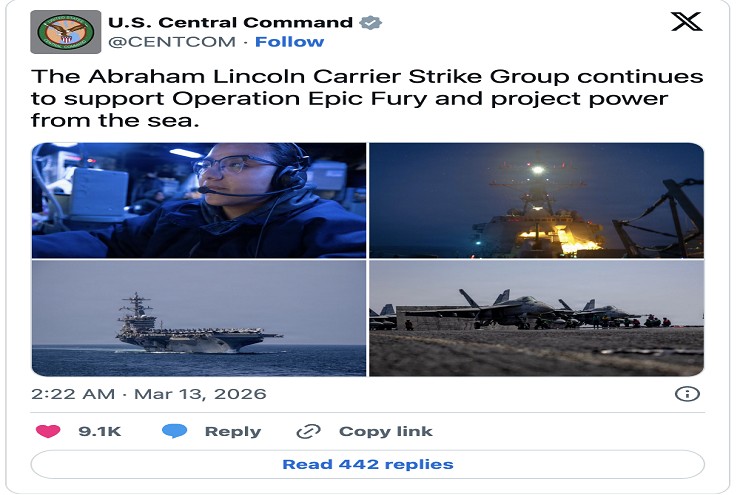 Iran tuyên bố tàu sân bay USS Abraham Lincoln "bị tấn công và rút nhanh", Mỹ nói gì?