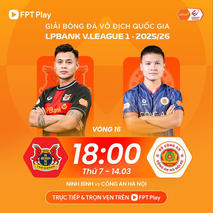 Trực tiếp bóng đá Ninh Bình - Công an Hà Nội: Chủ nhà phải thắng (V-League) - 1