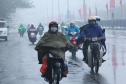 Khi nào miền Bắc bắt đầu mưa phùn do không khí lạnh lệch đông?