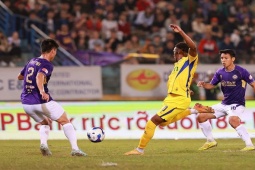 Video bóng đá Hà Nội - SLNA: Vây hãm dồn dập, bước ngoặt Hoàng Hên & Hai Long (V-League)