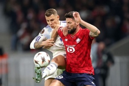 Video bóng đá Lille - Aston Villa: Căng như dây đàn (Europa League)