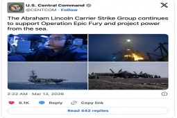 Iran tuyên bố tàu sân bay USS Abraham Lincoln "bị tấn công và rút nhanh", Mỹ nói gì?