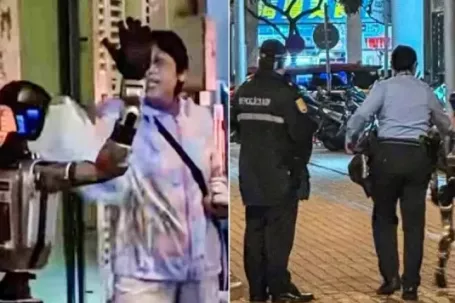 Robot hình người ở Trung Quốc bị cảnh sát bắt vì làm một cụ bà nhập viện