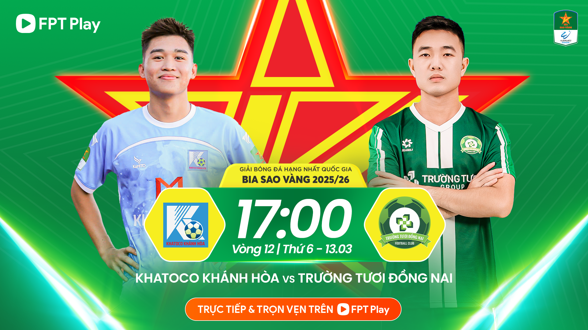 Video bóng đá Khánh Hòa - Đồng Nai: Xuân Trường kiến tạo, siêu phẩm ấn định (V-League 2)  - 2