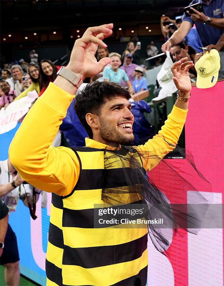 Hình ảnh thú vị của Alcaraz