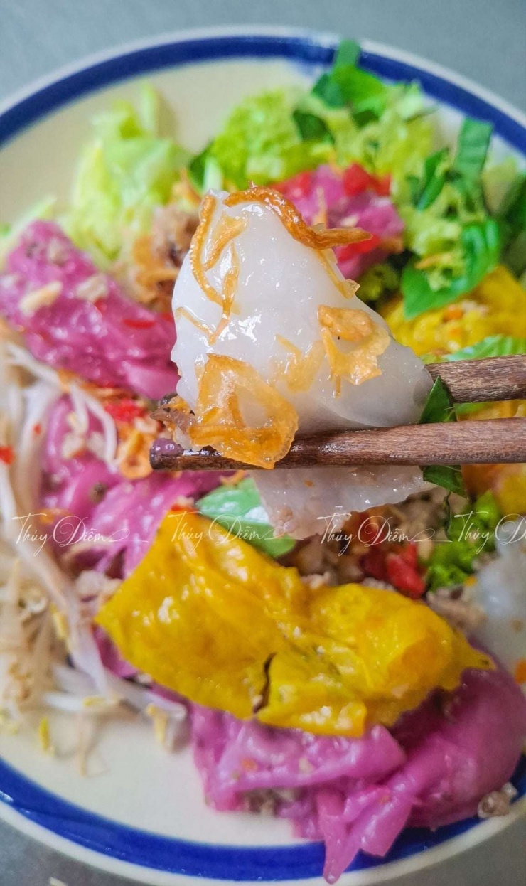 Mách bạn cách làm bánh cuốn 3 màu từ nguyên liệu tự nhiên bắt mắt, thơm ngon cho bữa ăn gia đình - 8