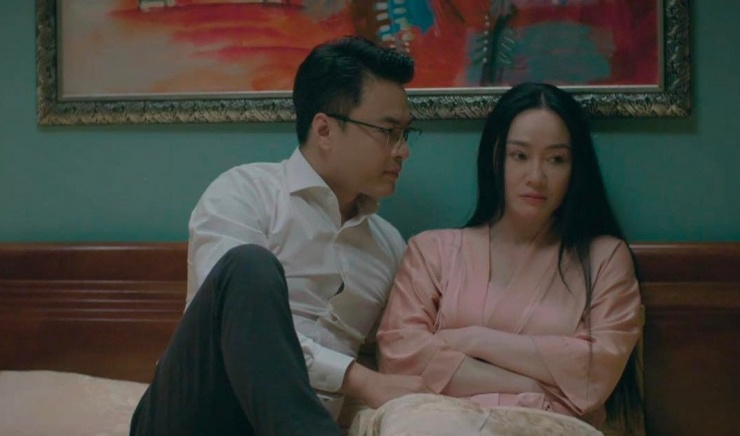 Quách Thu Phương đóng cặp với Hồng Đăng trong "Đồng hồ đếm ngược".&nbsp;