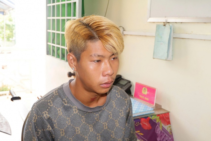 Nghi phạm trong vụ chém người. Ảnh: Phước Thanh/Công an tỉnh Đồng Tháp