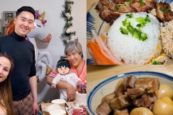 Những mâm cơm Việt mẹ ruột chăm Diễm Hương ở cữ