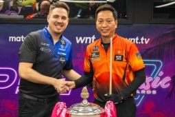 Hoàng "Sao" thắng vang dội ở bi-a châu Âu, tái đấu kinh điển "Ngựa chiến" Sanchez Ruiz