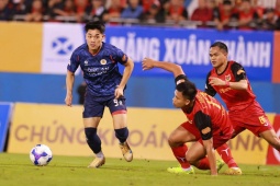 Video bóng đá Ninh Bình - Công an Hà Nội: Trừng phạt sai lầm, rượt đuổi hấp dẫn (V-League)