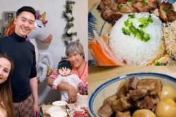 Những mâm cơm Việt mẹ ruột chăm Diễm Hương ở cữ