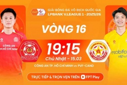 Trực tiếp bóng đá Công an TP.HCM - PVF-CAND: Thay tướng có đổi vận? (V-League)