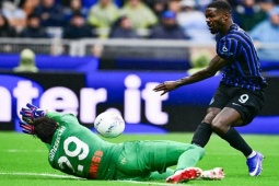 Video bóng đá Inter Milan - Atalanta: Gỡ hòa đầy tranh cãi, cơn giận dành cho trọng tài (Serie A)